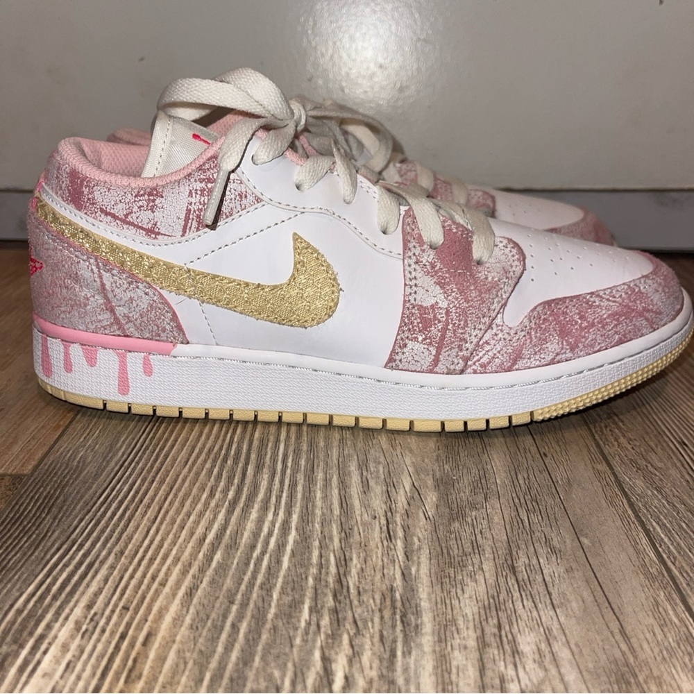 Nike Air Jordan 1 Low GS Big Kid Arctic Punch Paint Ice Cream CW7104-601 Youth 6